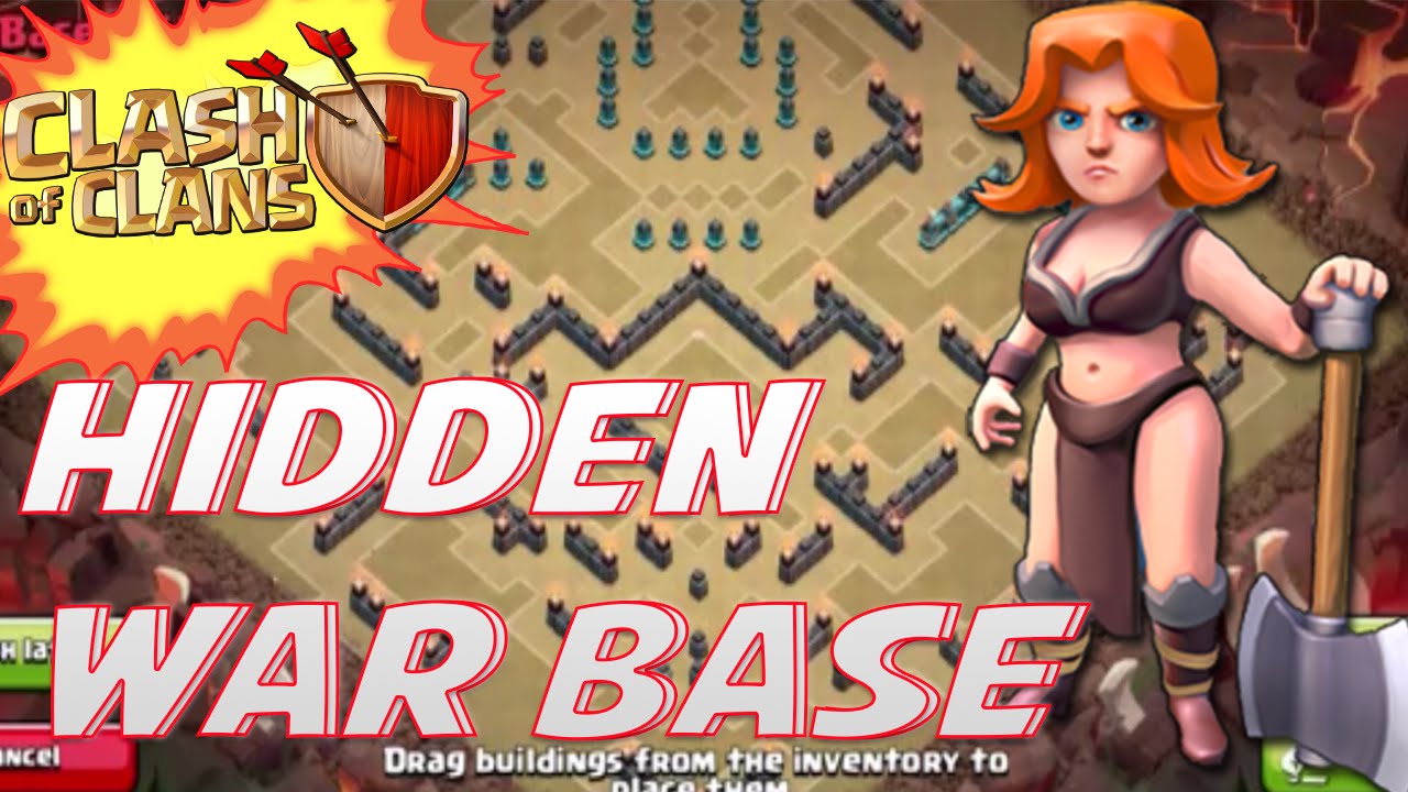 Clash of Clans - HIDDEN SUPERCELL WAR BASE! | WITH REPLAYS! |