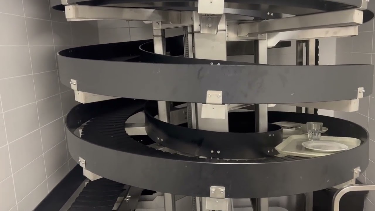 Rendisk - Tray handling project with carousel elevator and sorting station