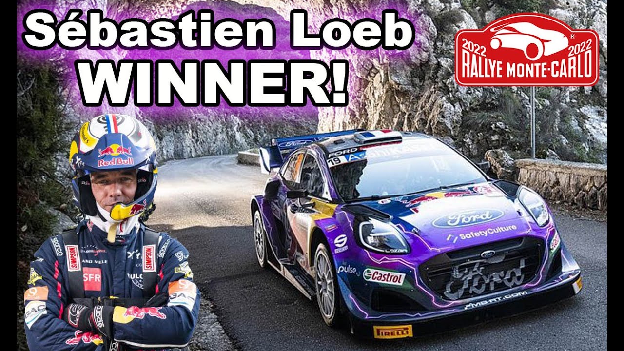 S&eacute;bastien Loeb WINNER: Rallye Monte Carlo 2022