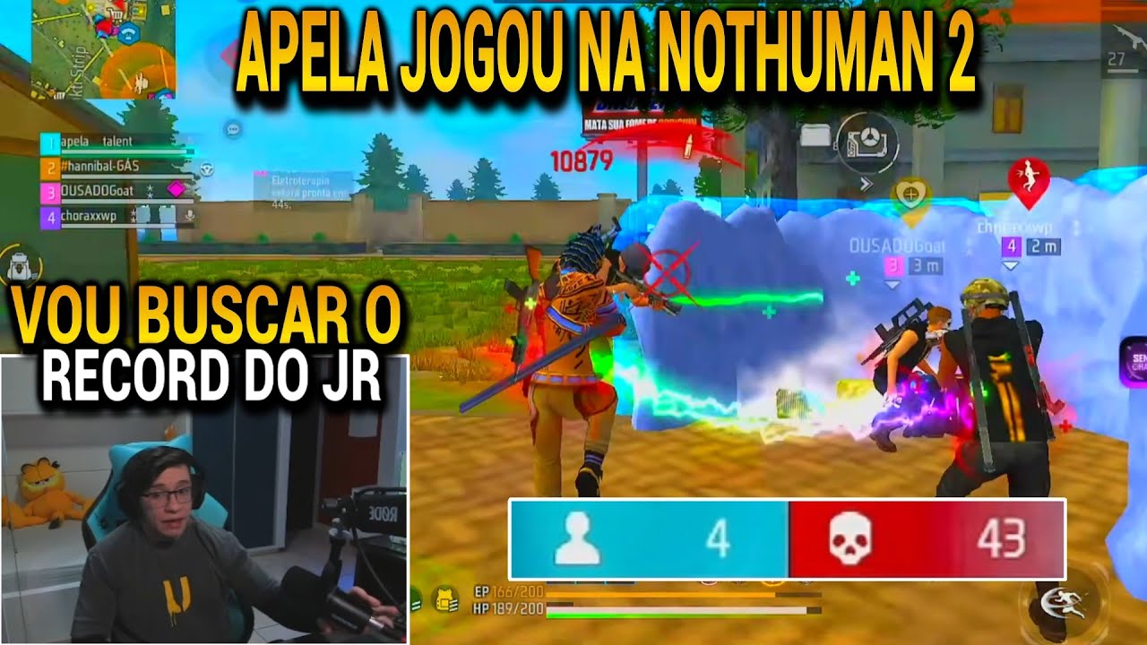 APELAPATO JOGOU NA NOTHUMAN 2 E FEZ MAIS DE 40 K1LLS NA GUERRA DE GUILDAS