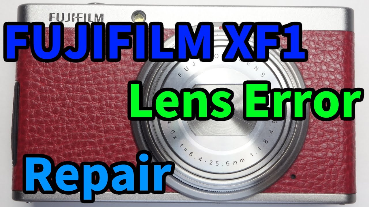 FUJIFILM XF1 Red «ОШИБКА УПРАВЛЕНИЯ ОБЪЕКТИВОМ» Исправление FULL-REC