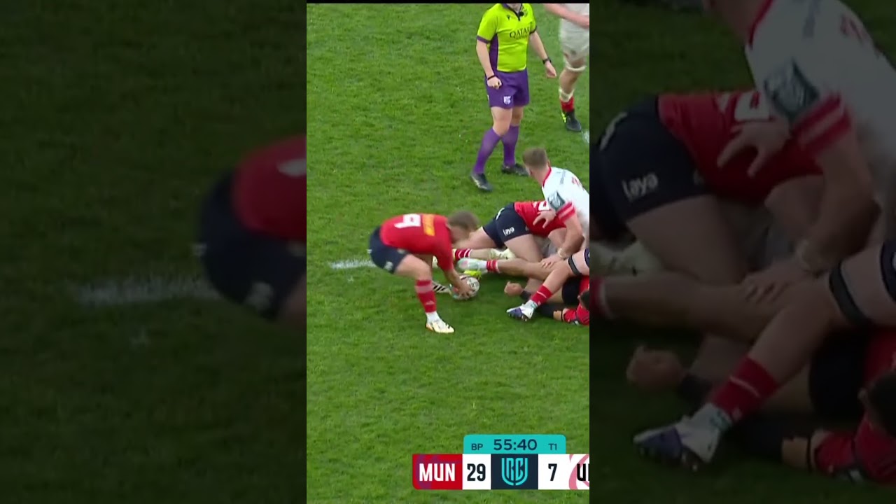 Munster get tricky with the flick passes ✨