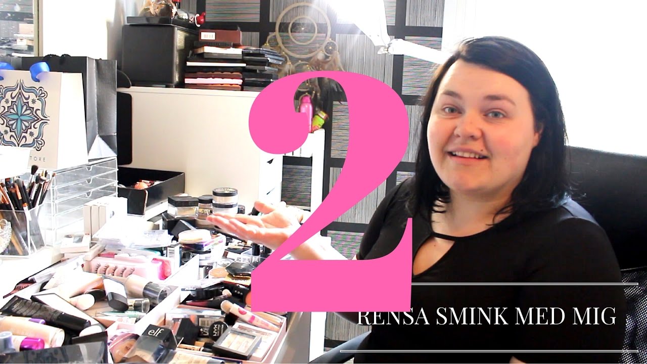 ORGANISERA OCH RENSA SMINK MED MIG DEL 2 - foundation, puder, &ouml;gon etc.