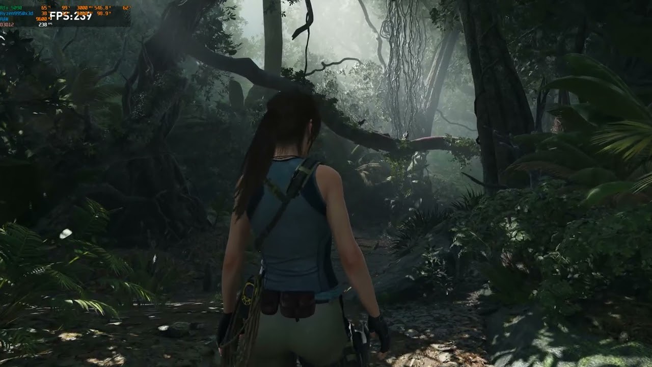 Rtx 5090 + 9950x3d no Shadow of the Tomb Raider 4k no Ultra