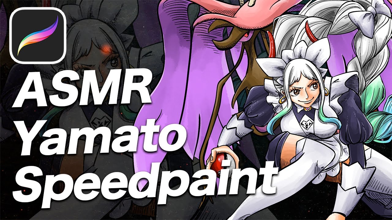 Drawing Yamato (ONE PIECE) | Procreate Speedpaint [ワンピース ヤマト描いてみた]