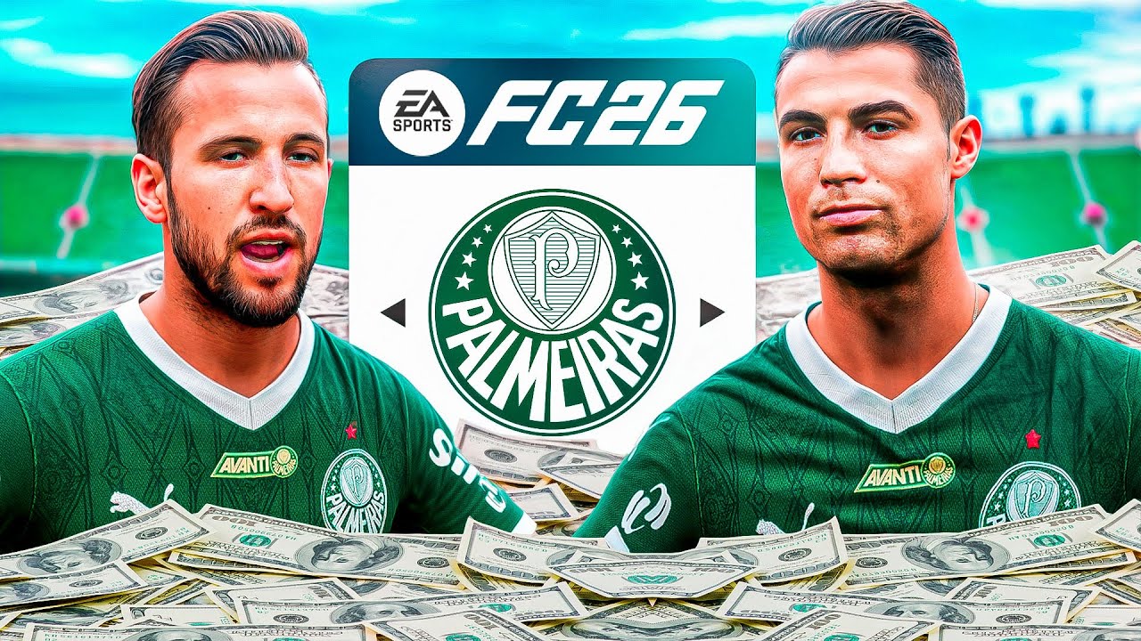 EU INVESTI 1 BILHÃO DE DÓLARES NO PALMEIRAS NO FC 26!!