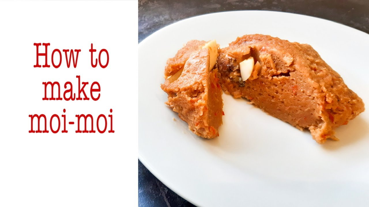 HOW TO MAKE MOI MOI WITH BEANS FLOUR/MOI MOI WITH ALUMINIUM FOIL