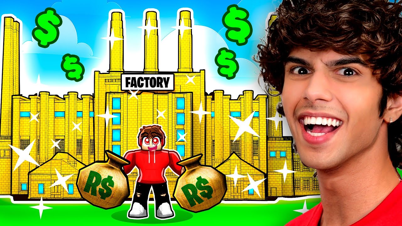 Making INFINITE MONEY in Roblox create a factory…