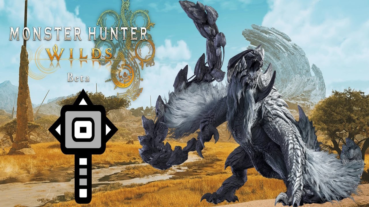 Wilds Open Beta - Hammer vs Arkveld solo (no cat, weapon switches)