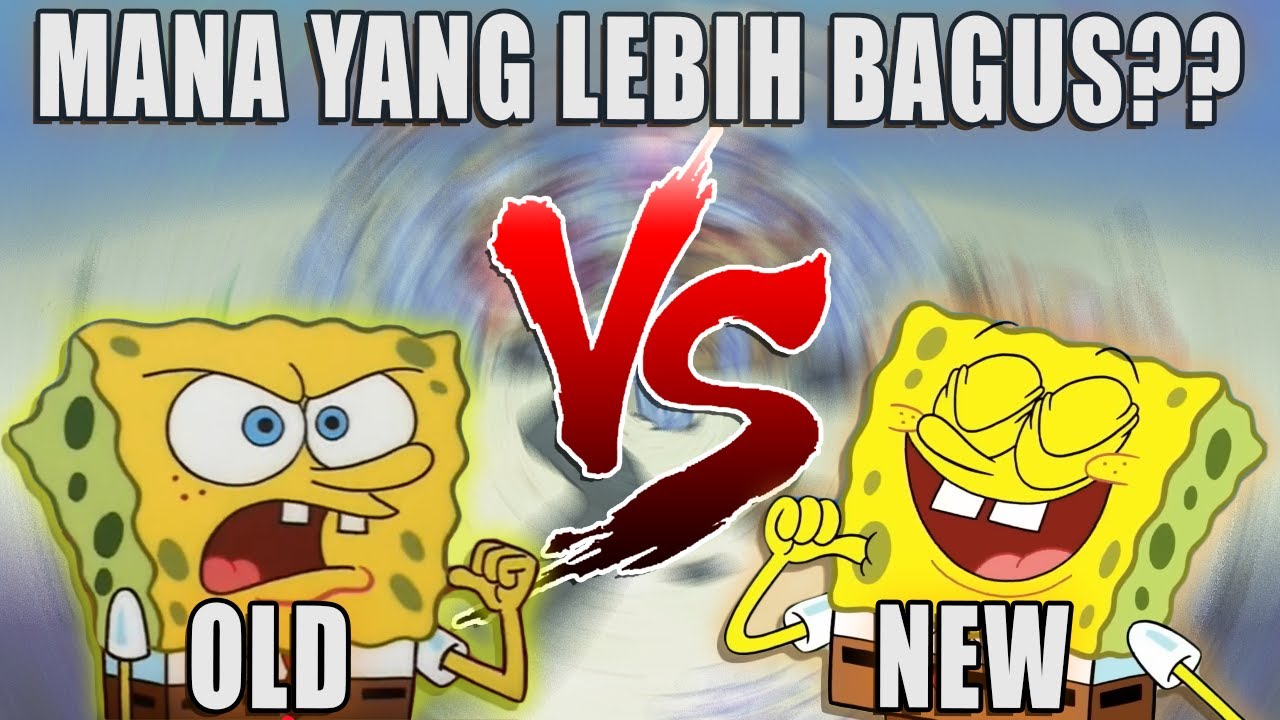 PERBANDINGAN Antara Spongebob LAWAS Dan Spongebob MODERN!!