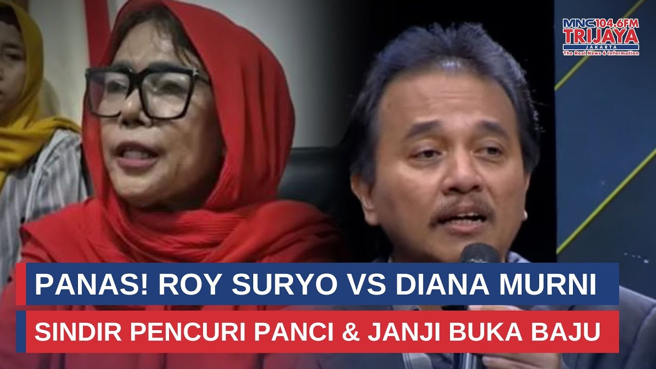 Panas ! Roy Suryo vs Diana Murni, Singgung Pencuri Panci Hingga Tagih Buka Baju | Rakyat Bersuara