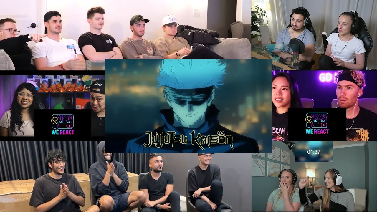 Jujutsu Kaisen Opening 1 Reaction Mashup 呪術廻戦OP1