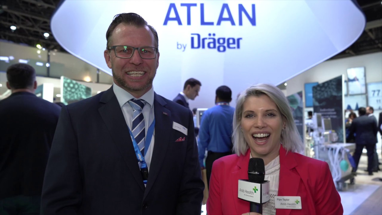 John Barrett from Draeger speaking to Arab Health TV