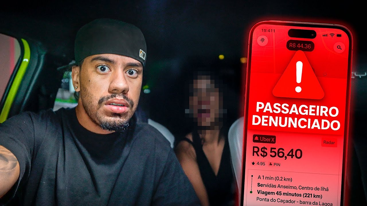 FIZ 8H DE UBER NA MADRUGADA PRA VER COMO QUE É (fui humilhado!)
