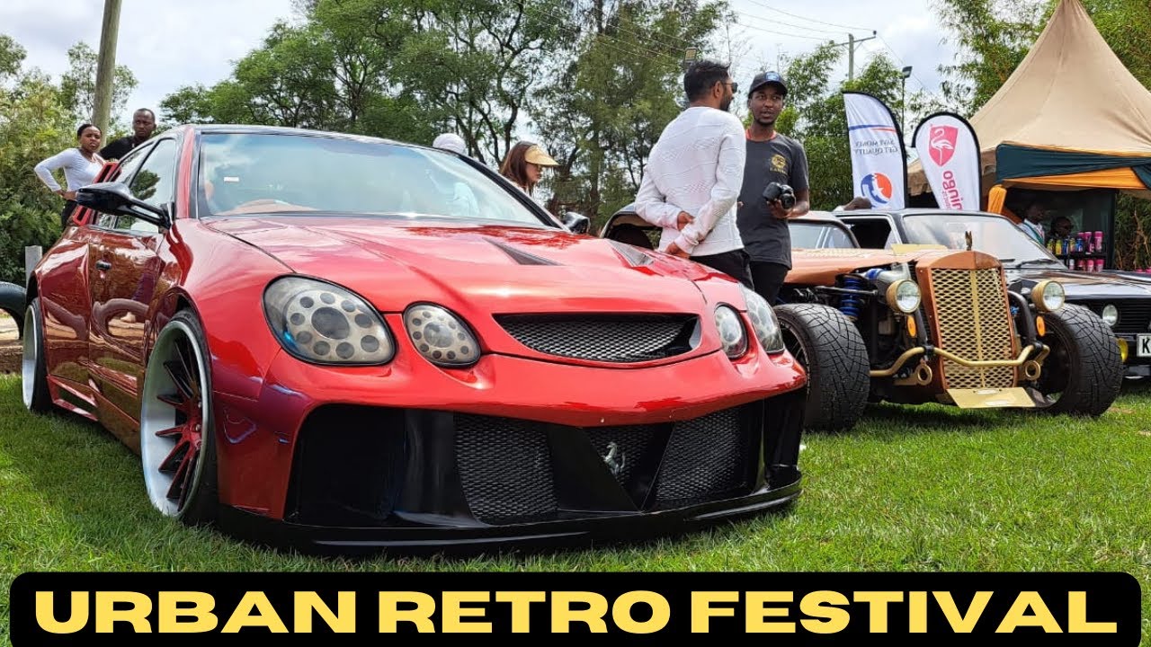 Flashy Cars & Bikes at  Urban Retro Festival in Nairobi (March 2023 )
