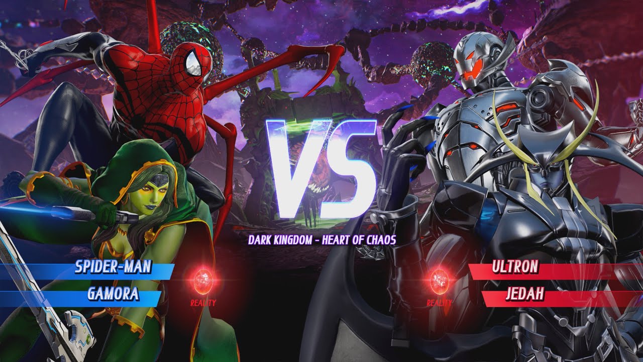 ЧЕЛОВЕК-ПАУК И ГАМОРА против УЛЬТРОНА И ДЖЕДЫ - Marvel VS Capcom Infinite 2017