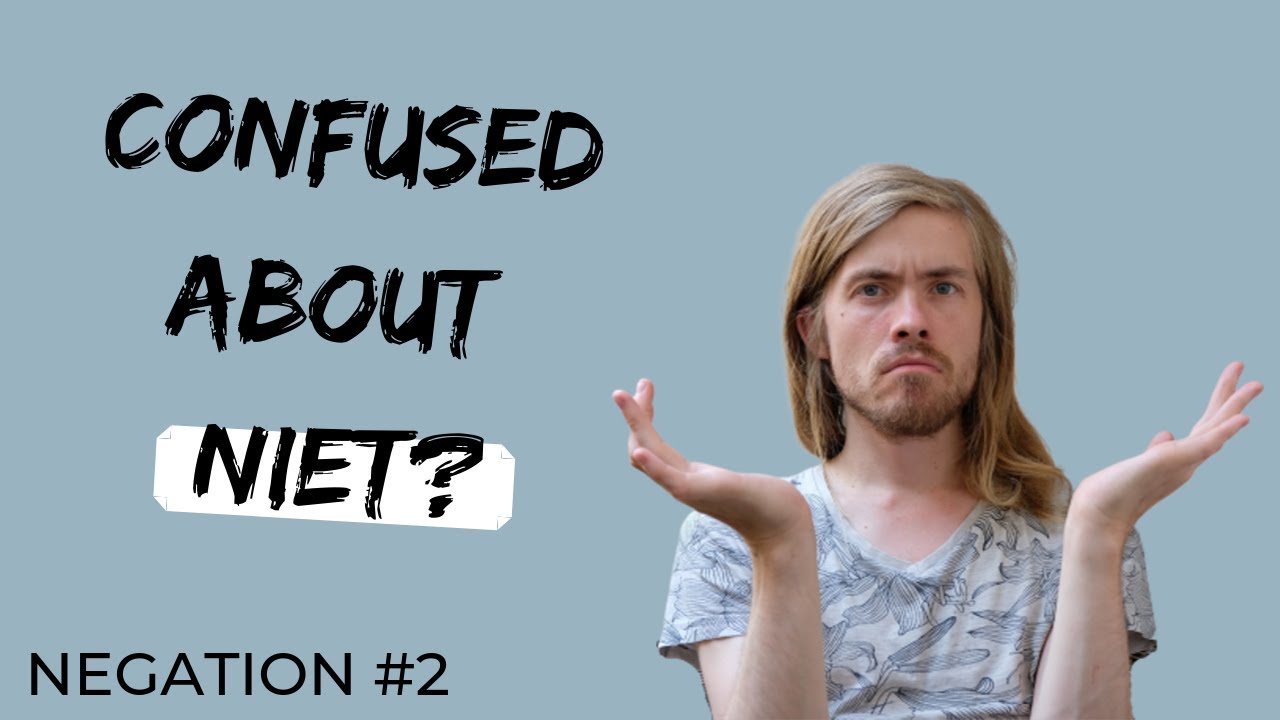 Dutch negation rules: Trick for to use use 