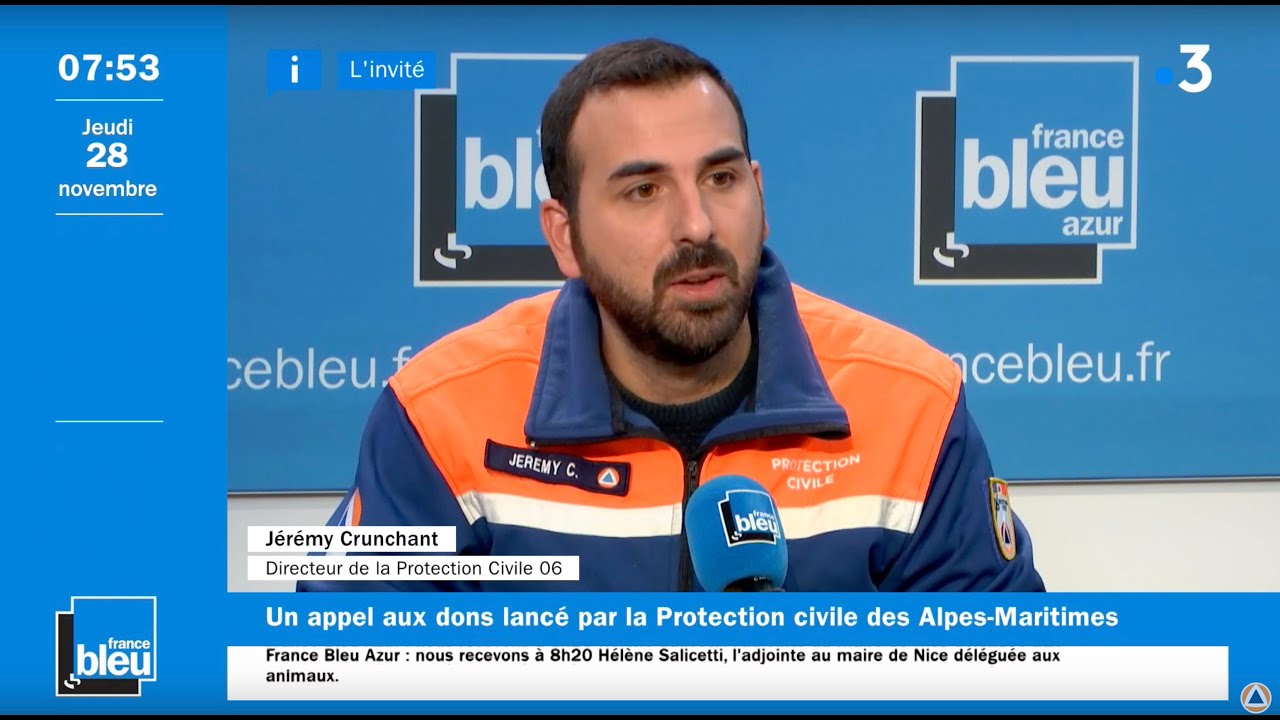 France Bleu Azur / Jeudi 28 Novembre 2019