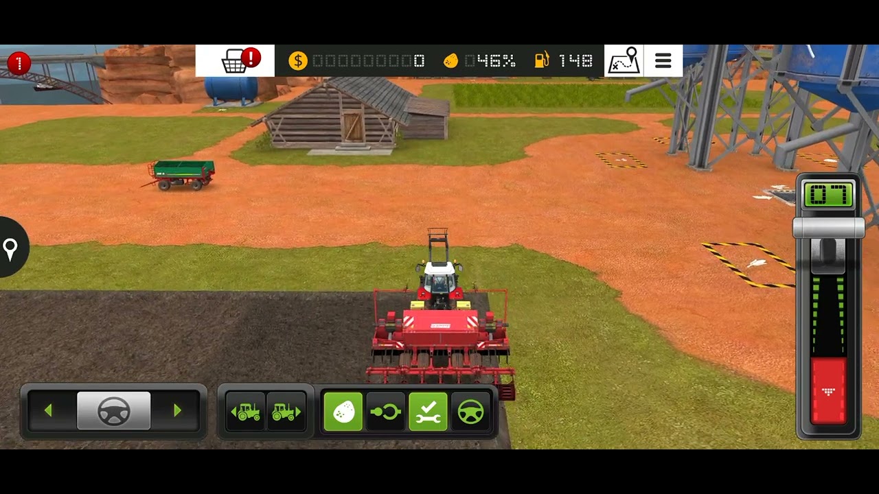 Episode 2 of farming simulator 18 finaly  we bhought a new seed machine