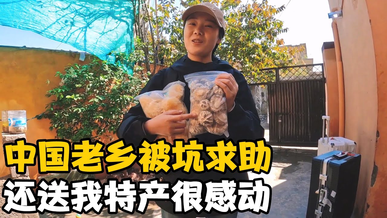 中国老乡在巴基斯坦被坑找我帮忙，还送老家特产给我，太感动了【卓越穷游记】