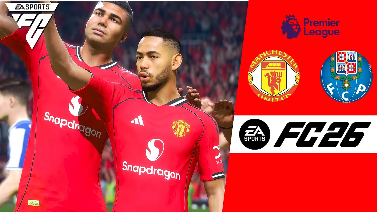 ФК 26 - Манчестер Юнайтед против Порту | Полный матч Суперлиги - PS5 Pro [4K60]