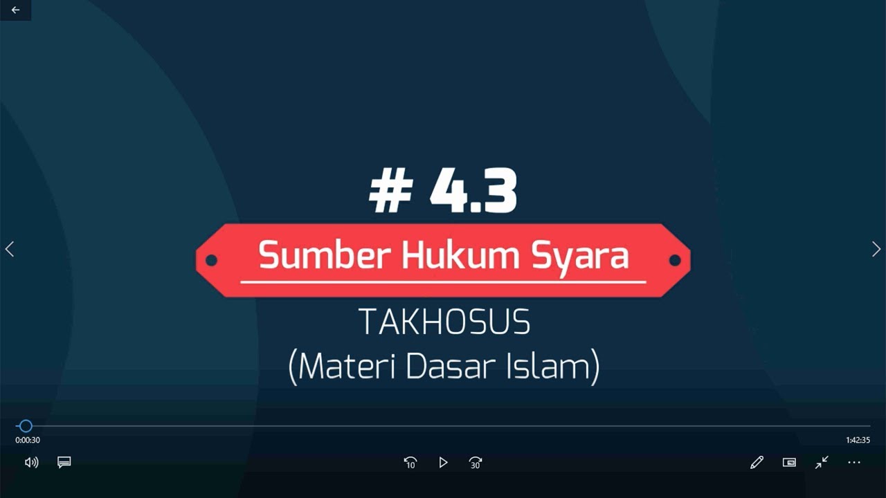#4 3 Sumber Hukum Syara | Materi dasar Islam