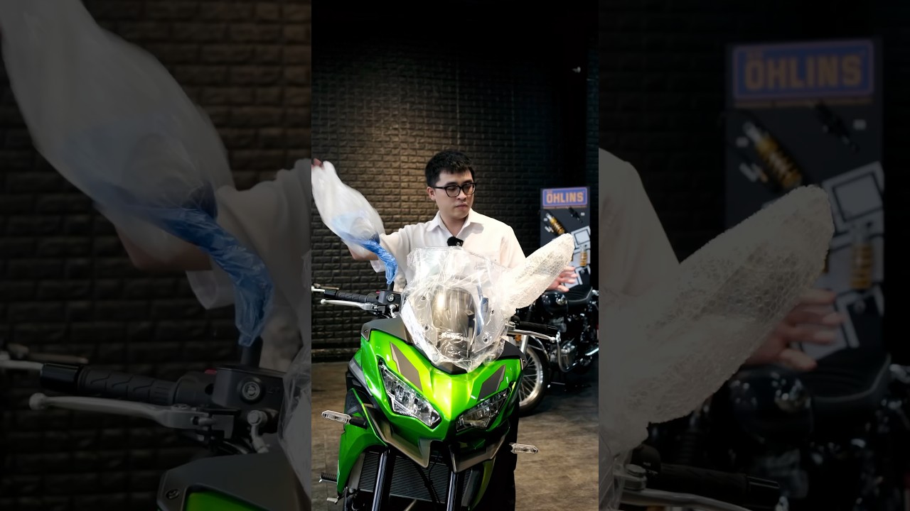 ASMR - B&oacute;c seal Kawasaki Versys 650 #versys650 #kawasaki #maxmoto