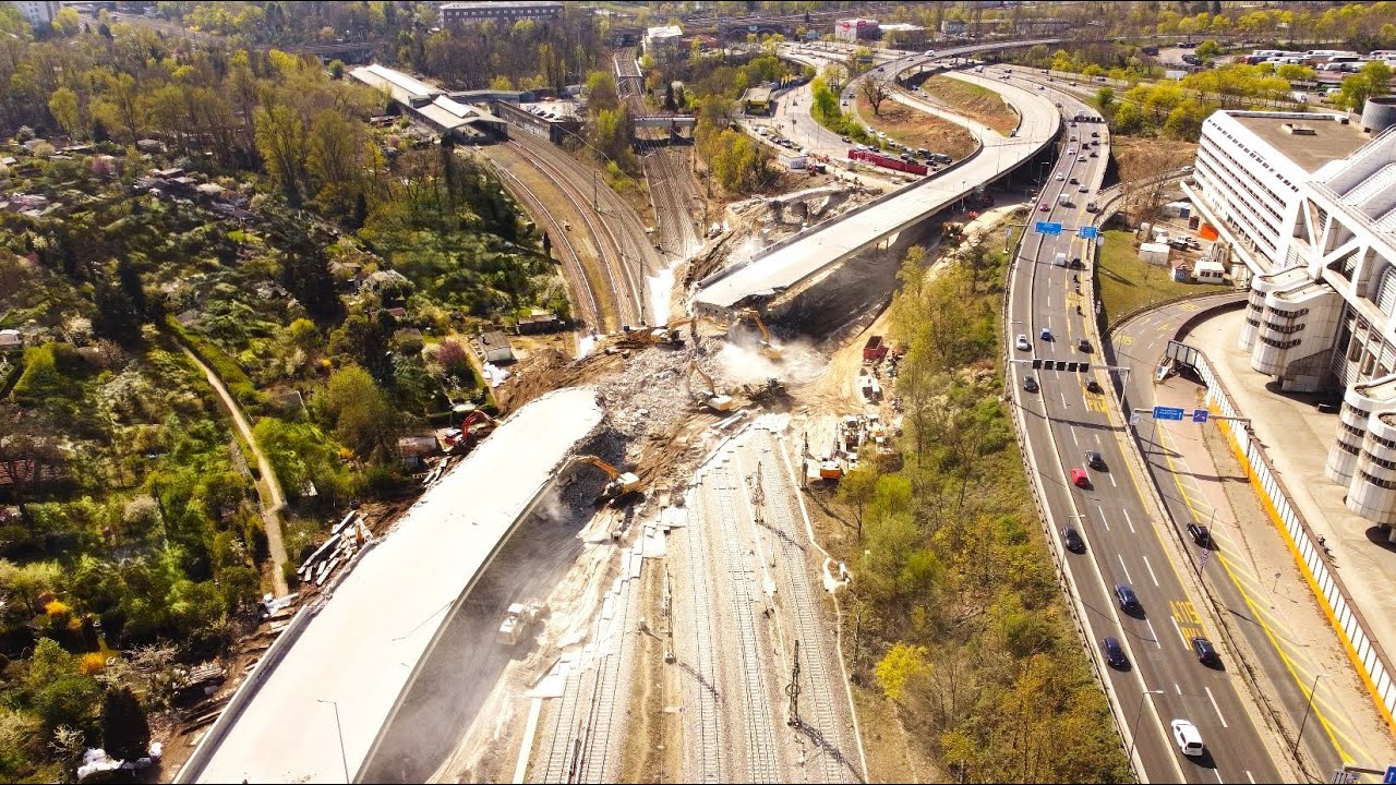 Ringbahnbrücke Berlin (Uservideo) I A100 I KW 14 & 15 2025