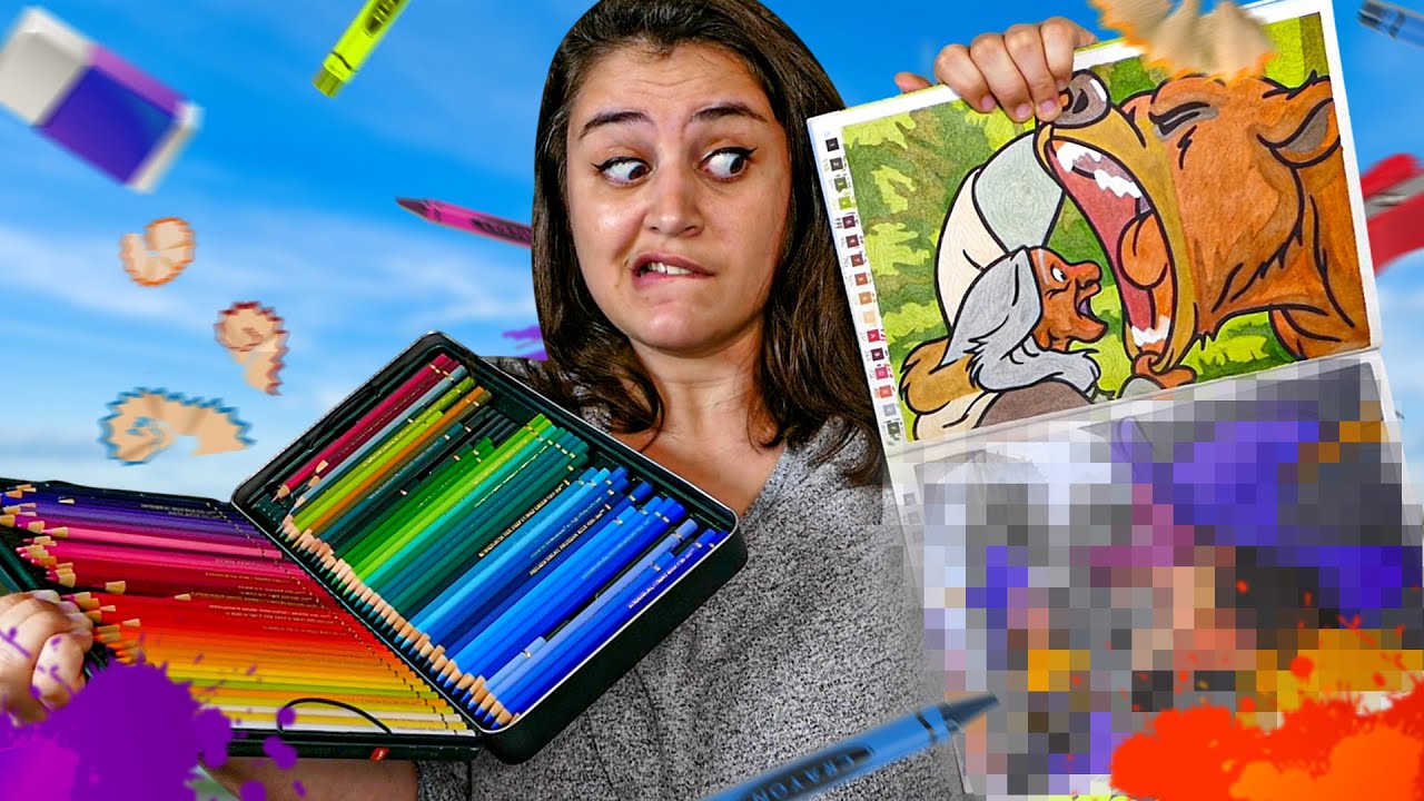 JE GALÈRE À TROUVER LES BONNES COULEURS POUR MON COLORIAGE...