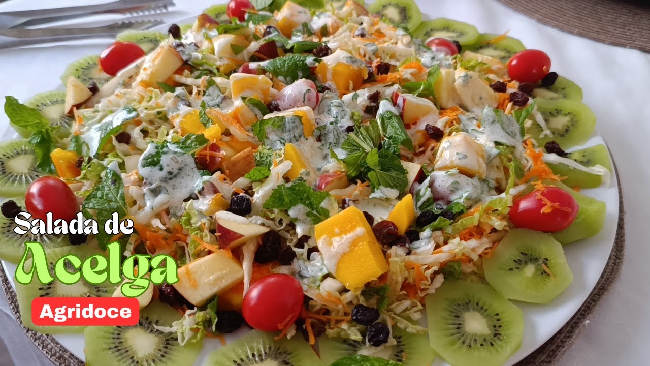 Salada com acelga agridoce