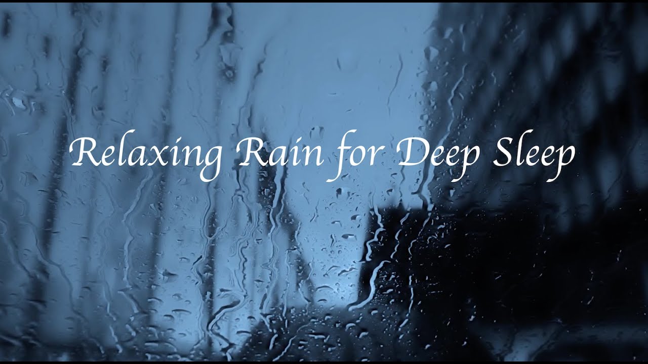 Relaxing Rain on Window for Deep Sleep 5 hours | Rainy CozyNight