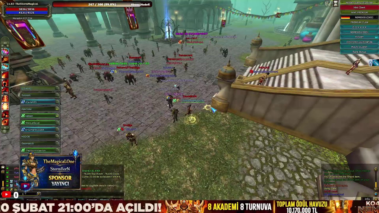 #KO4FUN 🏆  TheMagicaLOne / Mage PK 🔥NEMESIS AÇILDI 🔥 #Knight Online PVP #Canlı Yayın