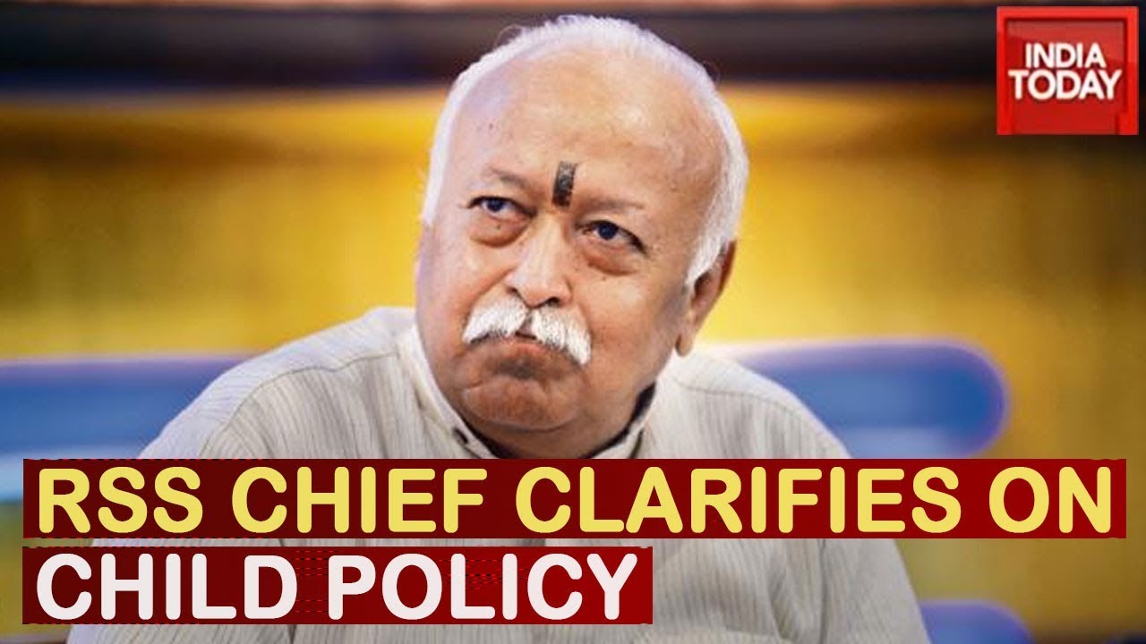 Mohan Bhagwat Clarifies On 2 Child Policy; Says His Intend Was Population Control