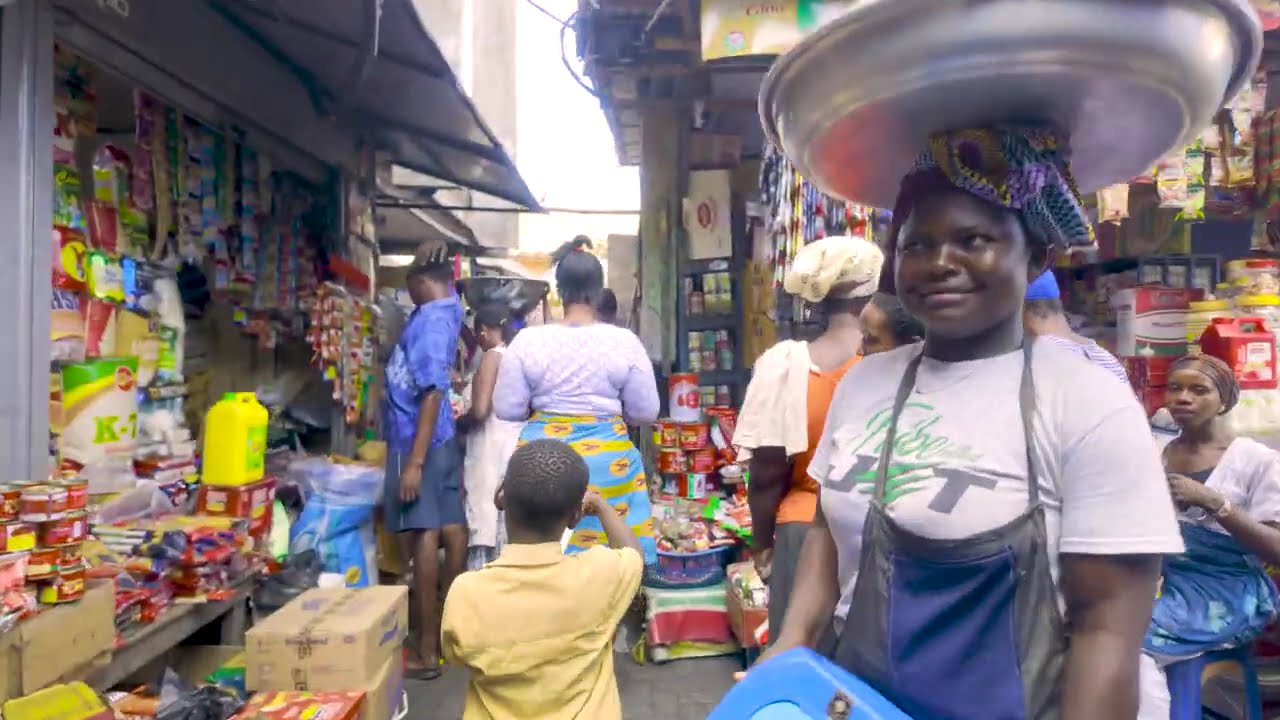 MADINA NEW AFRICA STREET MARKET GHANA ACCRA