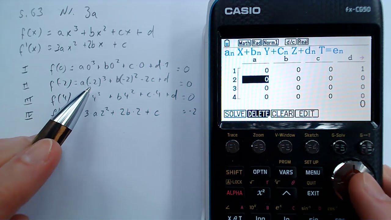 Mathe 12 – 2.4 Steckbriefaufgaben systematisch lösen