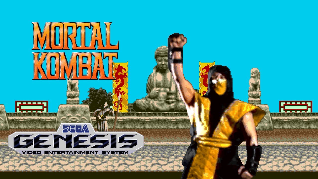 Mortal Kombat (Sega Genesis) - Scorpion Playthrough [HD] | RetroGameUp