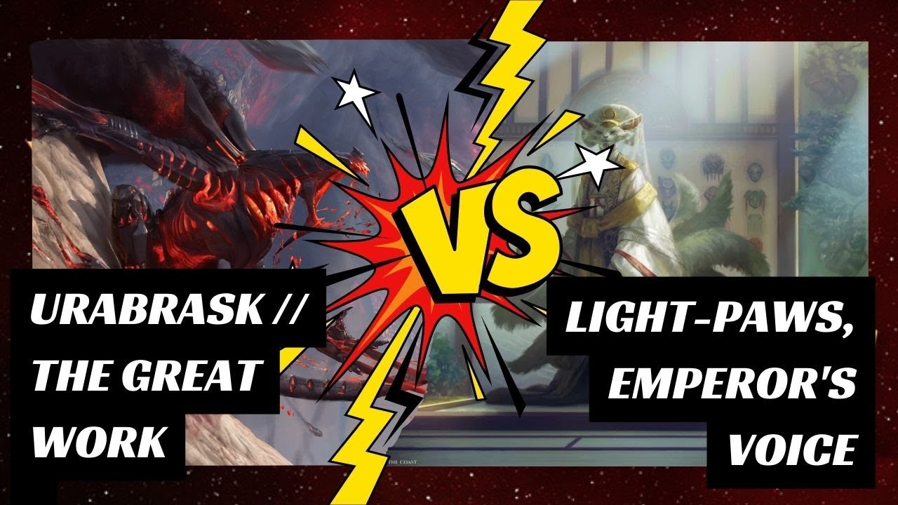 Duel Commander - Urabrask VS Light-Paws