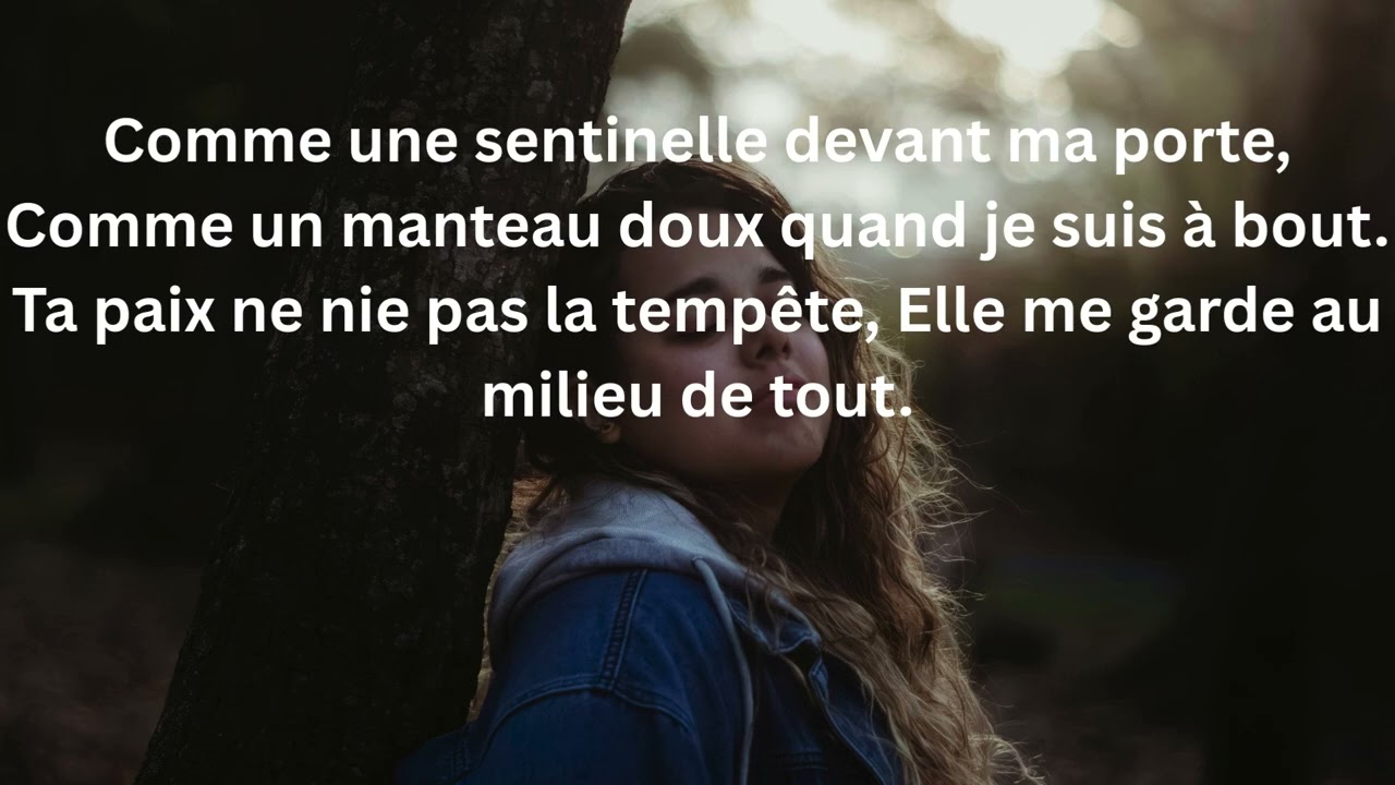 “Je dépose tout aux pieds de Jésus