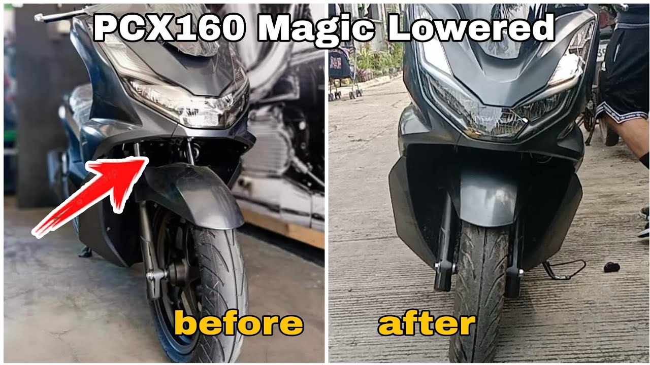 Honda Pcx160 Magic Lowered / kompleto bolts / walang tabas o putol/ walang tukod