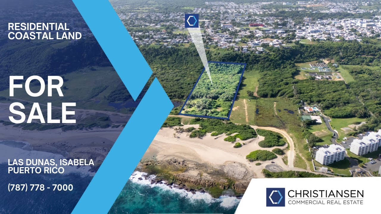 Coastal Property of 9.71 Cuerdas in Las Dunas, Isabela - For Sale