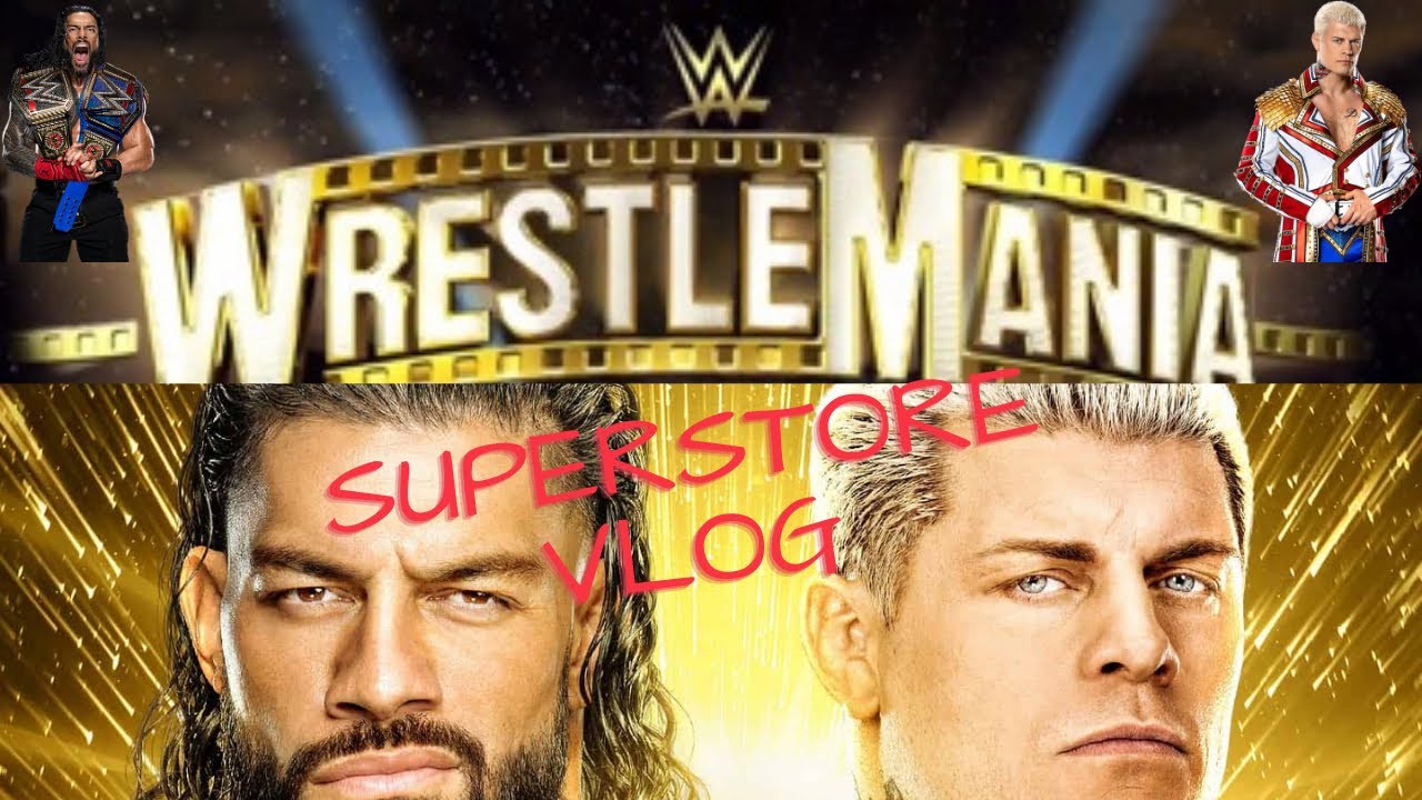 WWE WRESTLEMANIA SUPERSTORE | WRESTLEMANIA 39 VLOGS