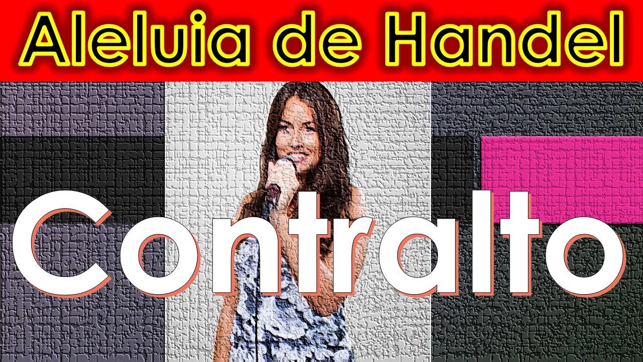 Aleluia de Handel contralto  (Kit de ensaio)