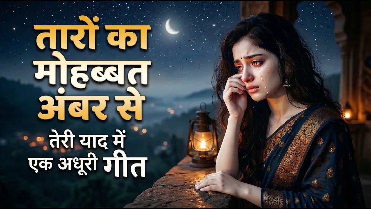 Taaron Ka Mohabbat Ambar Se(Official Song) | New Hindi Song | Soulful Sad Romantic Song