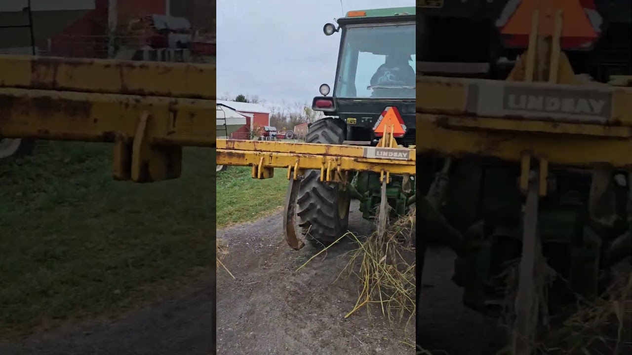 Using the 5 shank ripper today!