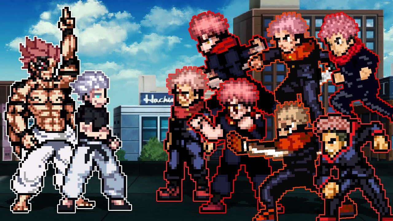 Gojo Shinjuku and Sukuna Heian VS All Yuji