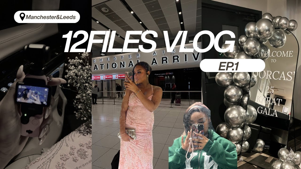 MY FIRST TIME IN THE UK, D’KARAT 25 BIRTHDAY WEEKEND | 12FILES VLOG 1
