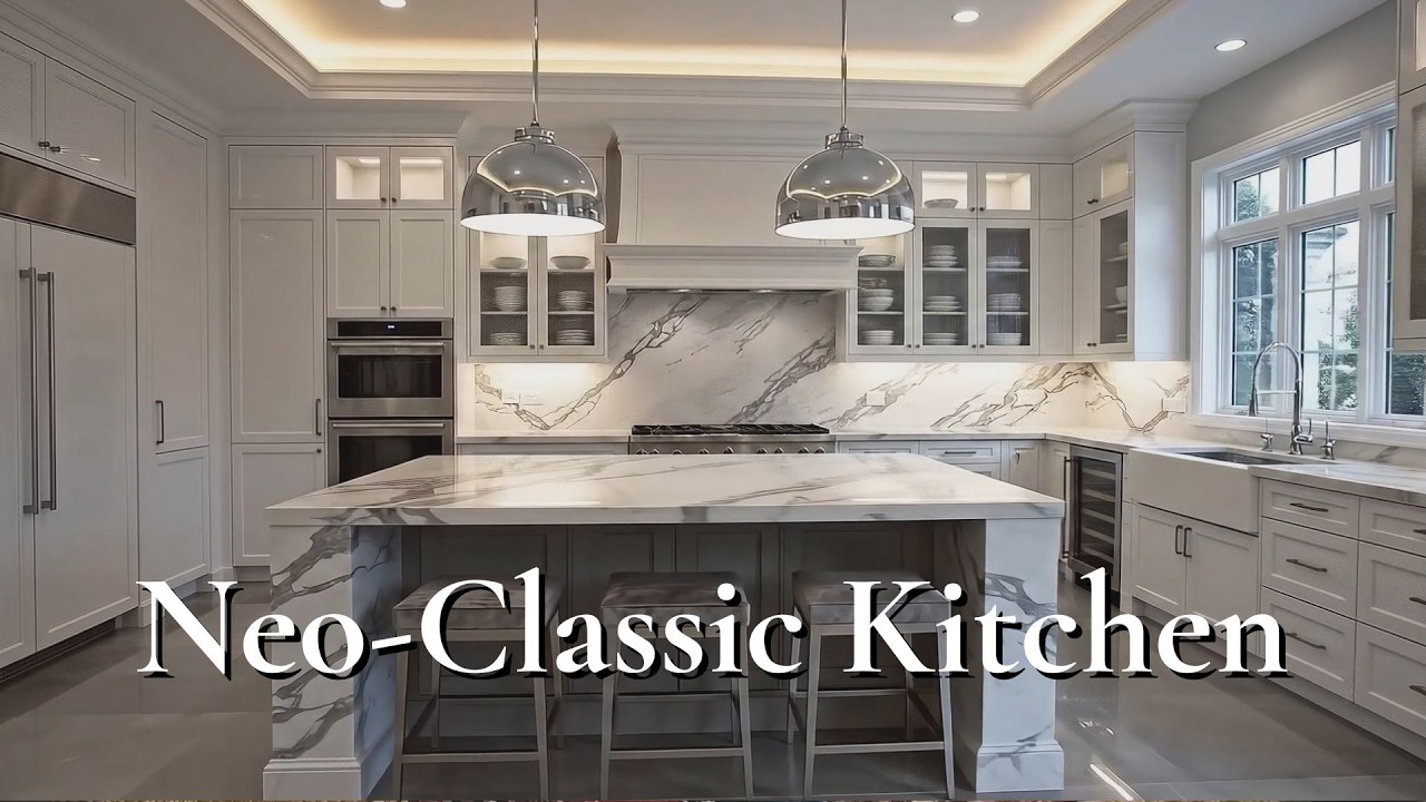 Stunning Neo-Classical Kitchens | Modern Luxury Interior Tour