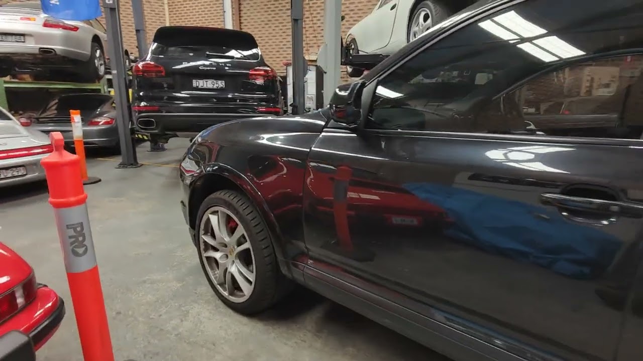 Porsche Cayenne turbo A.G — Калибровка уровня подвески