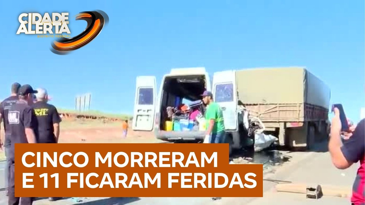 Vítimas de acidente entre van e carreta na BR-020 eram da mesma família | Cidade Alerta DF