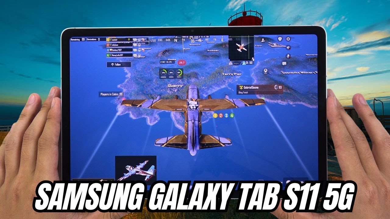 SAMSUNG TAB S11 5G TEST GAME PUBG MAX Settings | Dimensity 9400